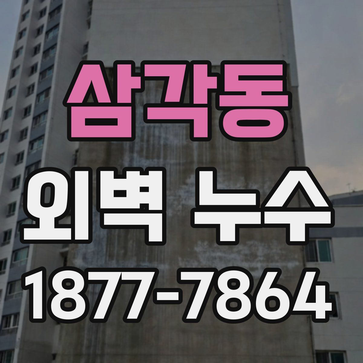 삼각동 외벽 누수