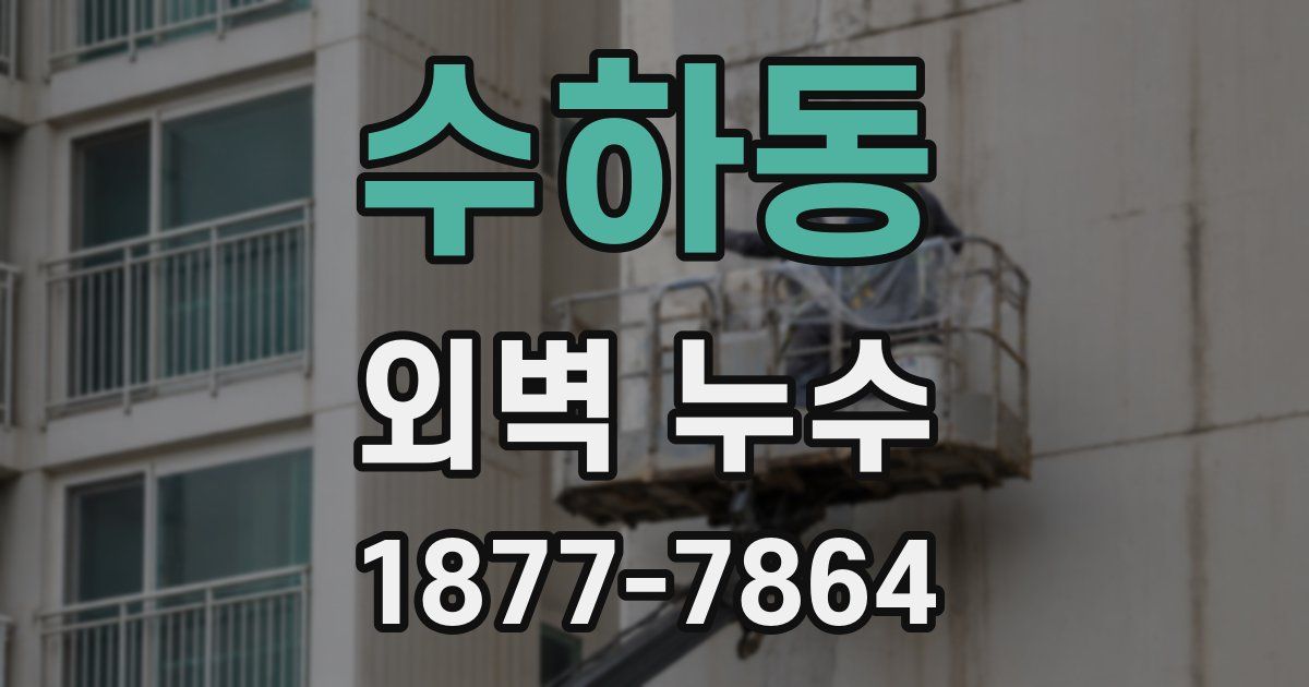 수하동 외벽 누수
