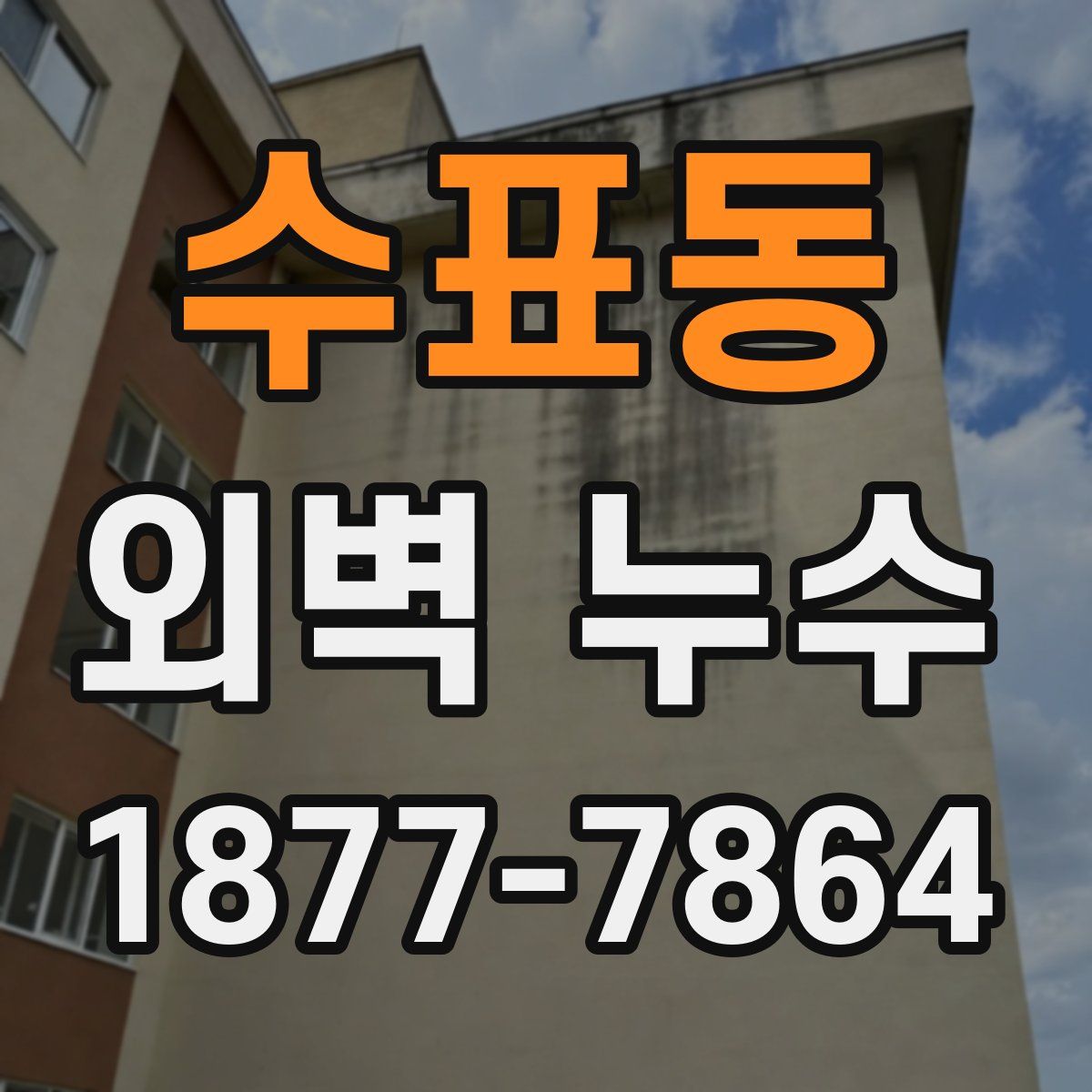 수표동 외벽 누수
