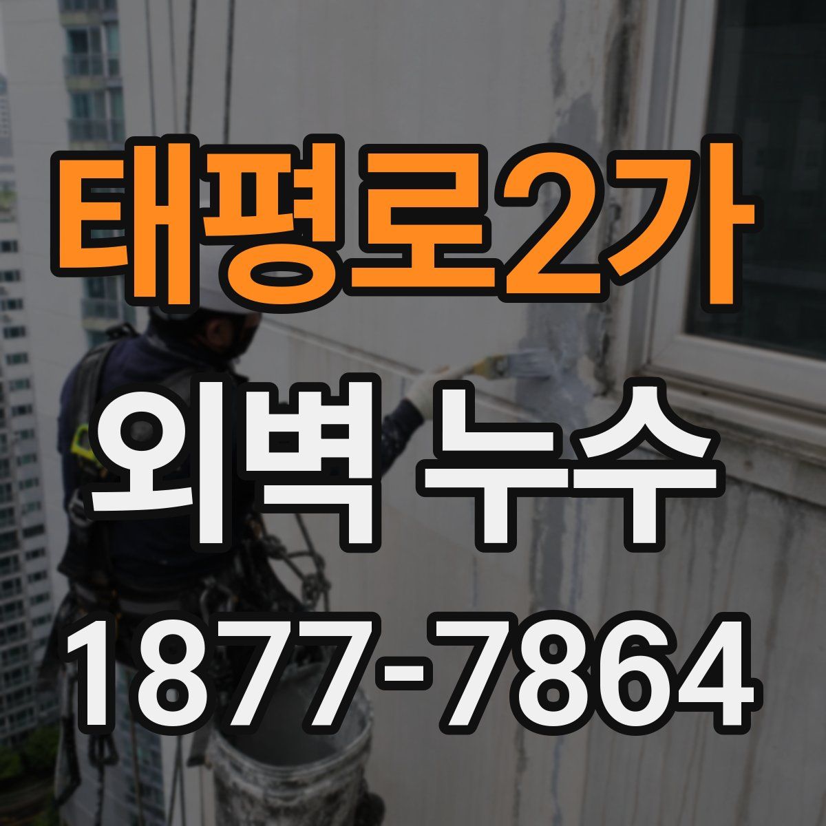 태평로2가 외벽 누수