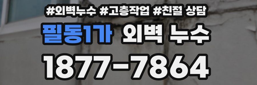 필동1가 외벽 누수