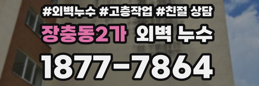 장충동2가 외벽 누수