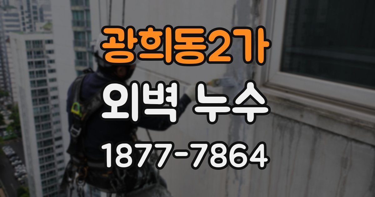 광희동2가 외벽 누수
