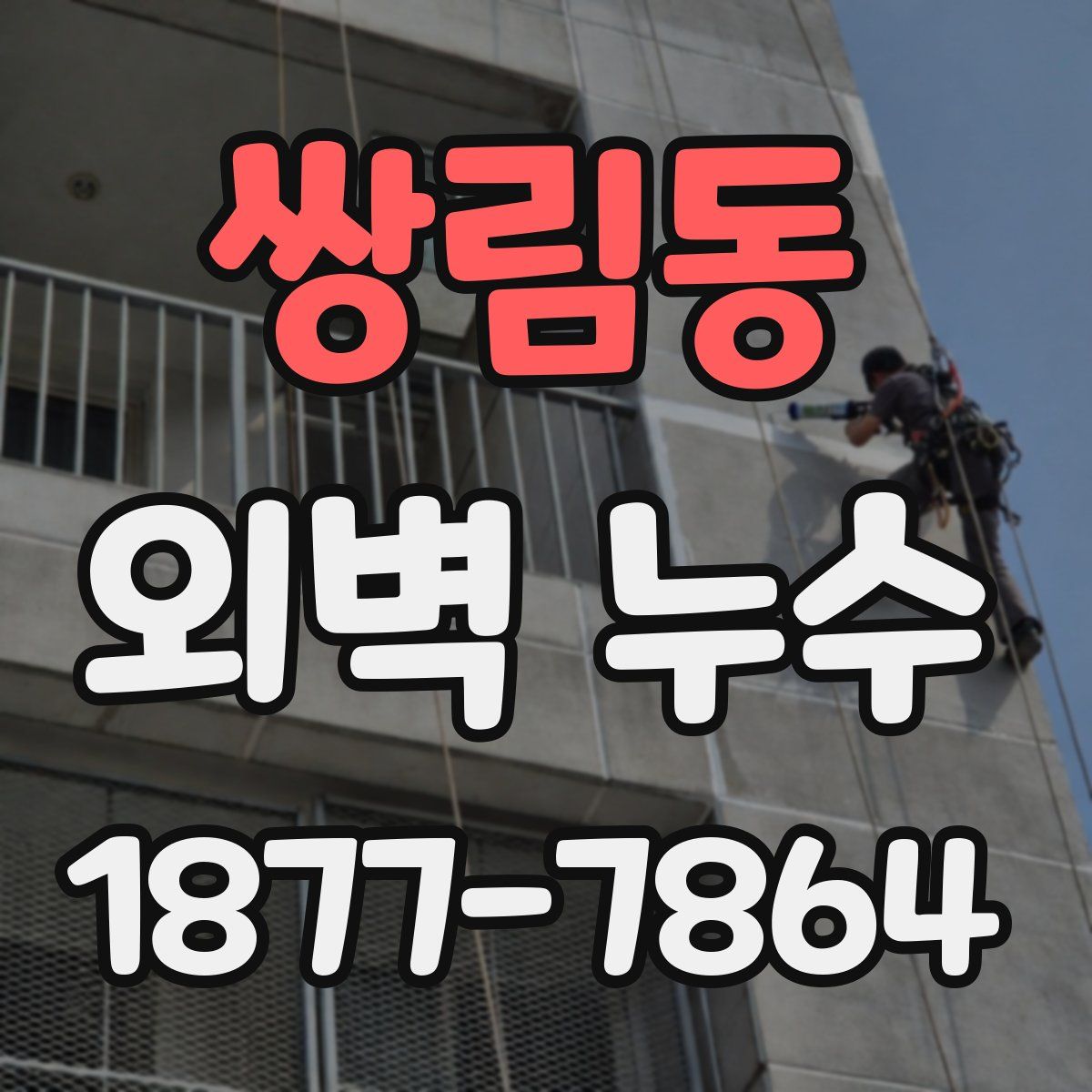 쌍림동 외벽 누수
