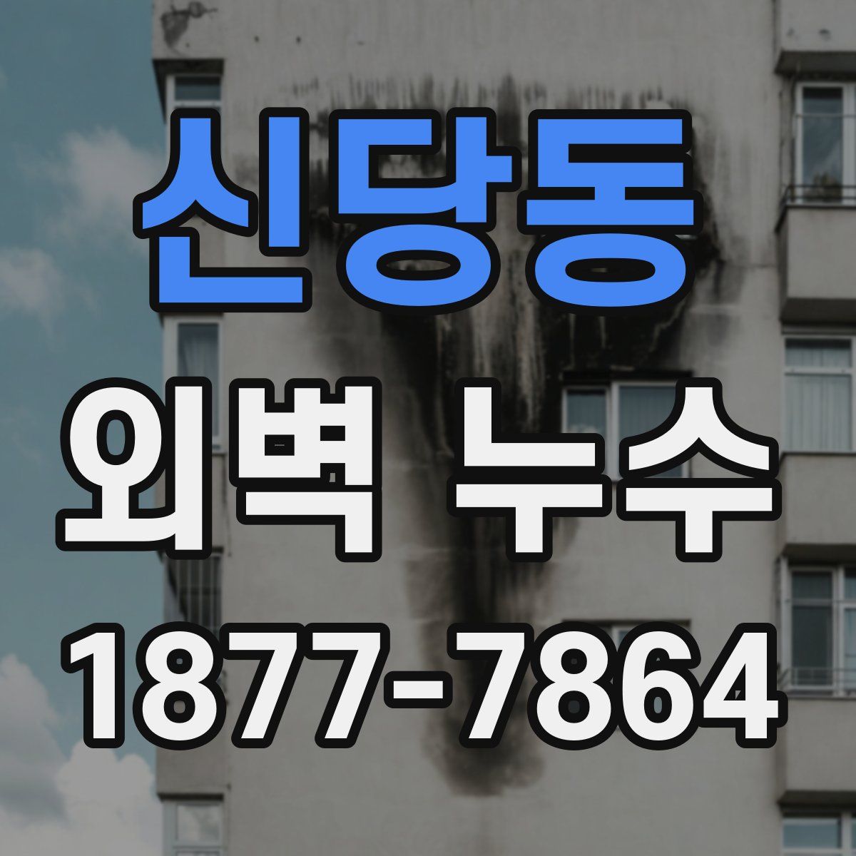 신당동 외벽 누수