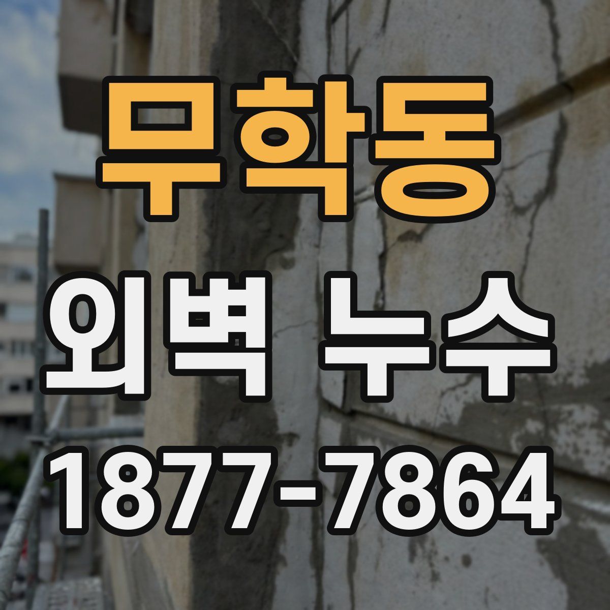 무학동 외벽 누수