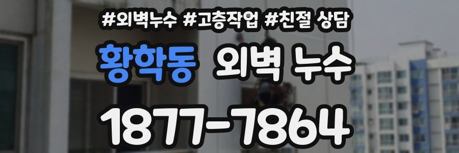 황학동 외벽 누수
