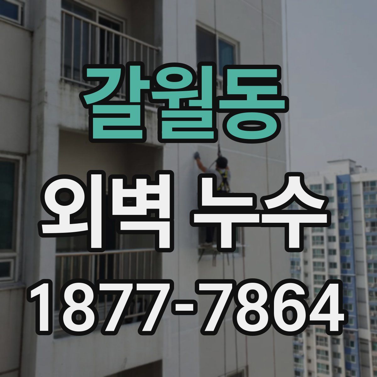 갈월동 외벽 누수