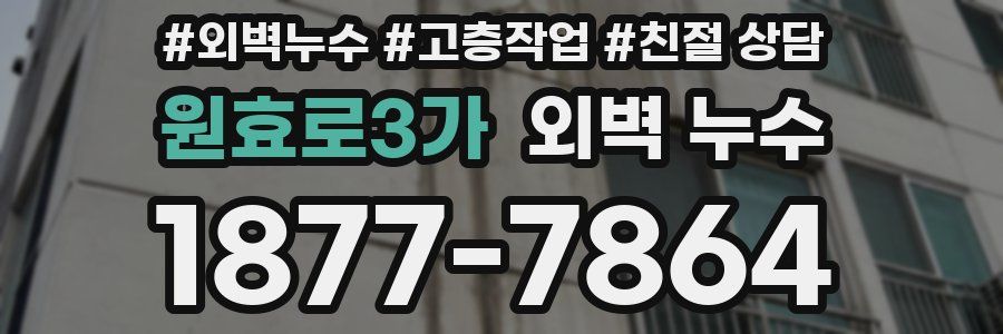원효로3가 외벽 누수