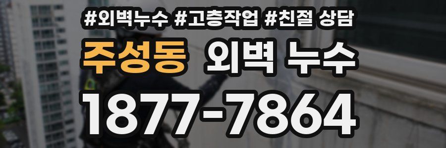 주성동 외벽 누수