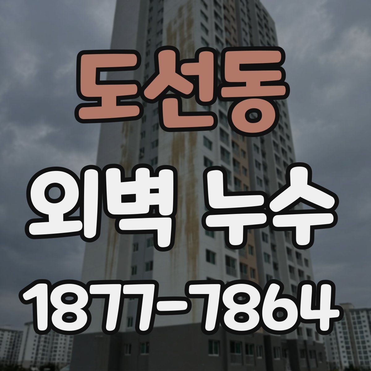 도선동 외벽 누수 사진으로 증상 기록하는 요령