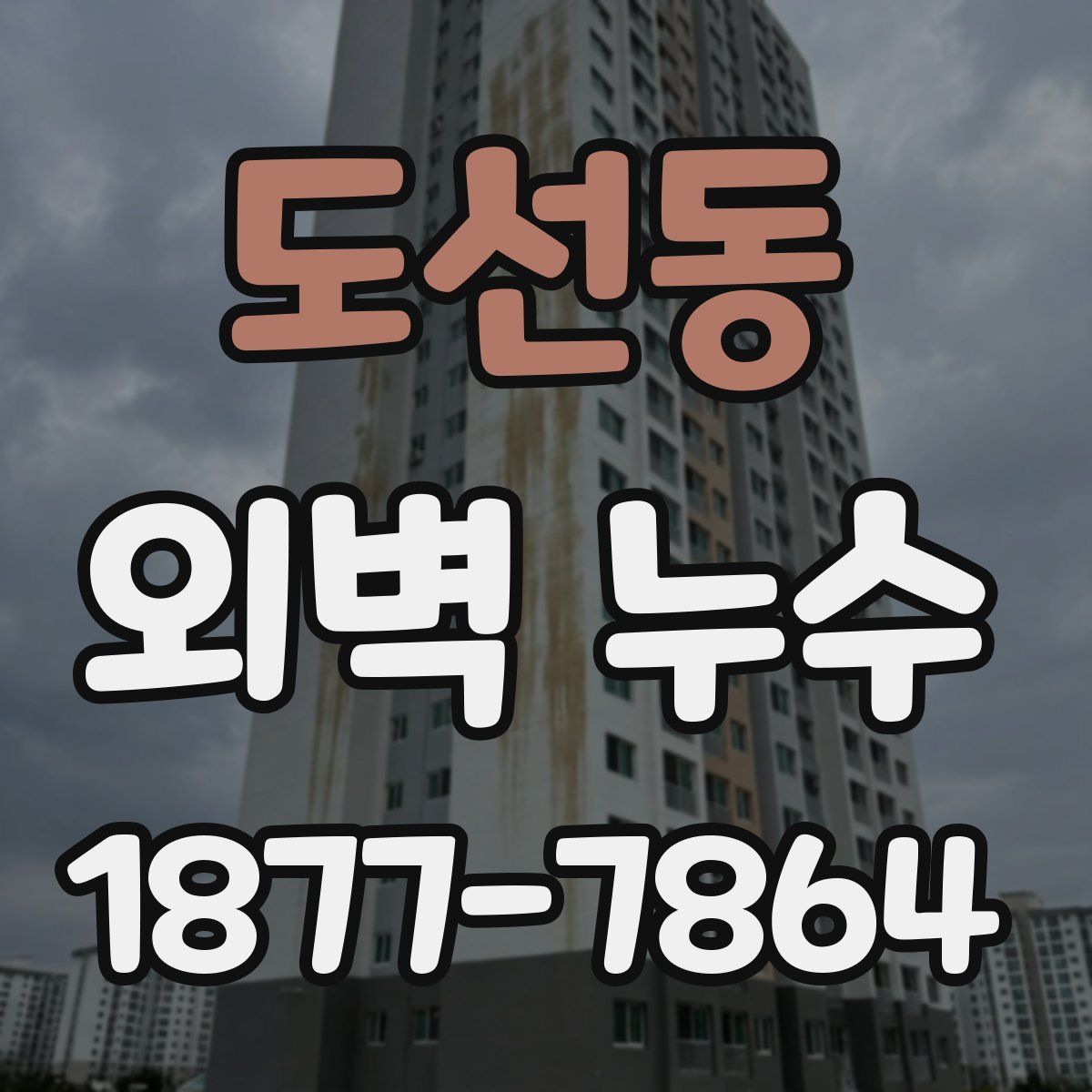 도선동 외벽 누수