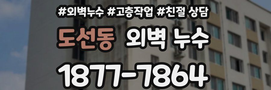 도선동 외벽 누수