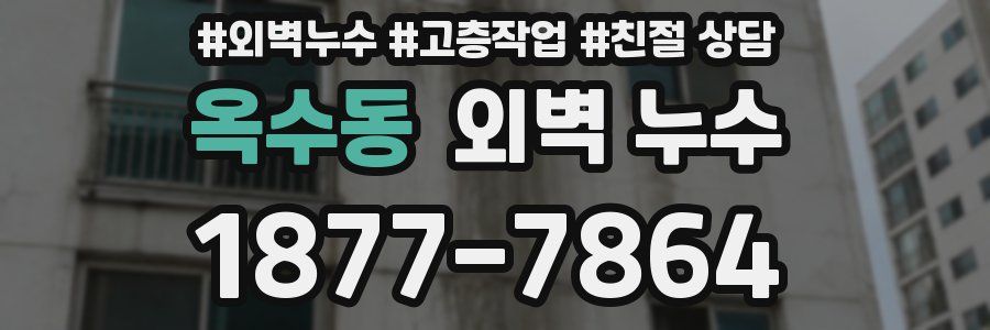 옥수동 외벽 누수