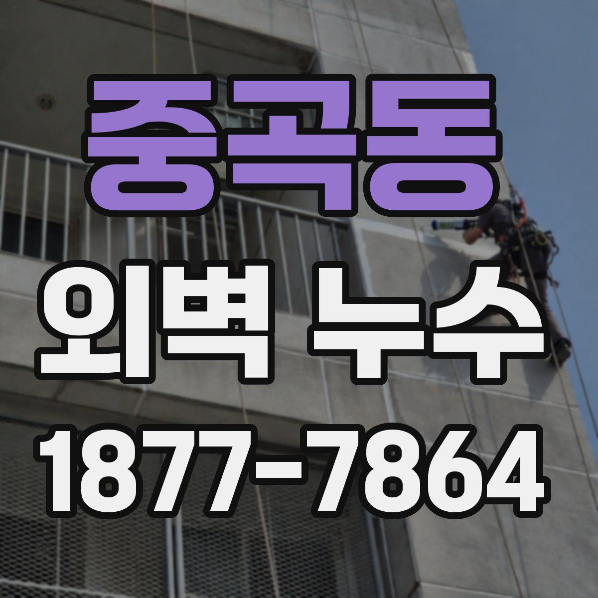 중곡동 외벽 누수