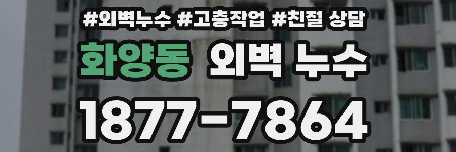 화양동 외벽 누수