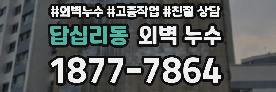 답십리동 외벽 누수