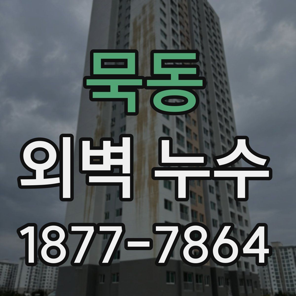 묵동 외벽 누수 점검 항목을 한눈에 보기