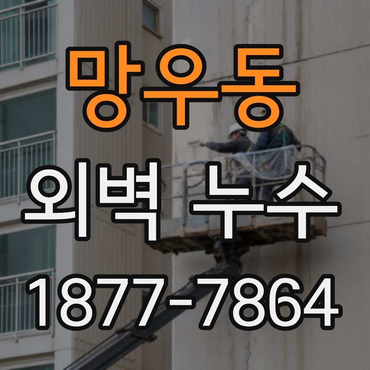 망우동 외벽 누수
