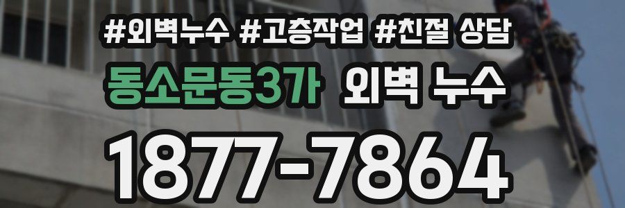 동소문동3가 외벽 누수
