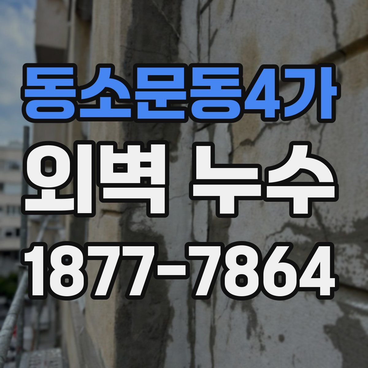 동소문동4가 외벽 누수