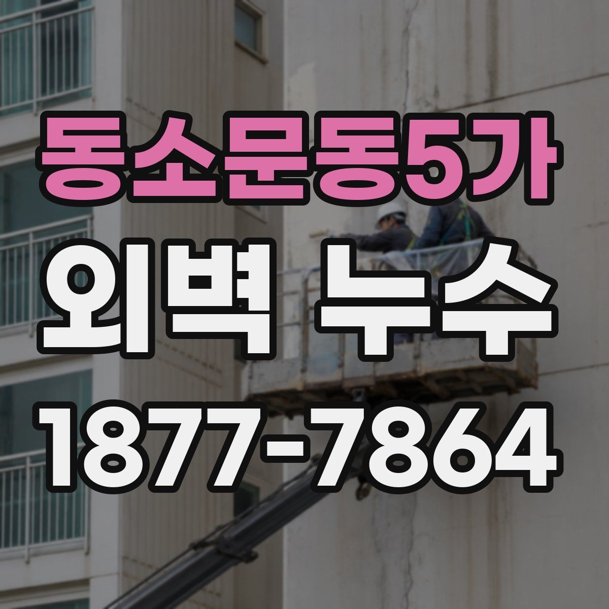 동소문동5가 외벽 누수