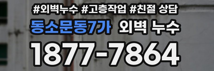 동소문동7가 외벽 누수