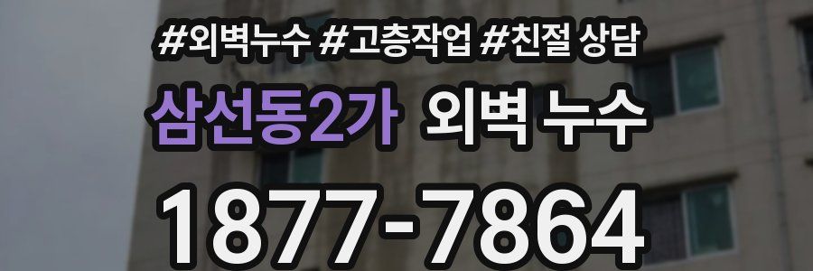 삼선동2가 외벽 누수