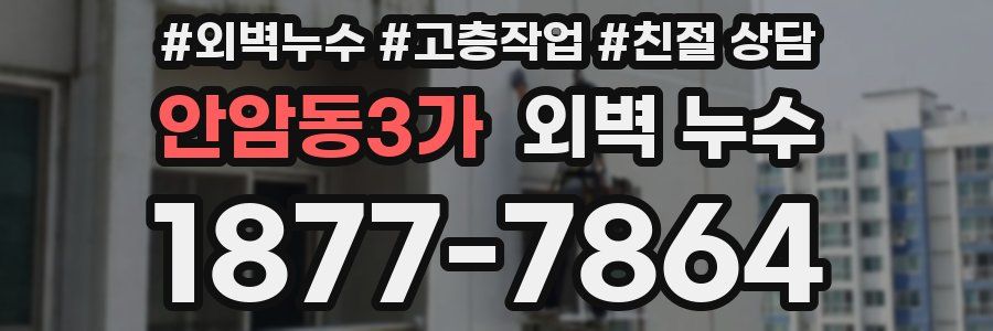 안암동3가 외벽 누수