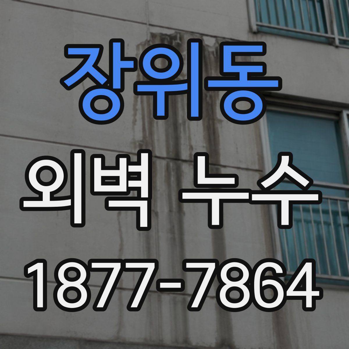 장위동 외벽 누수
