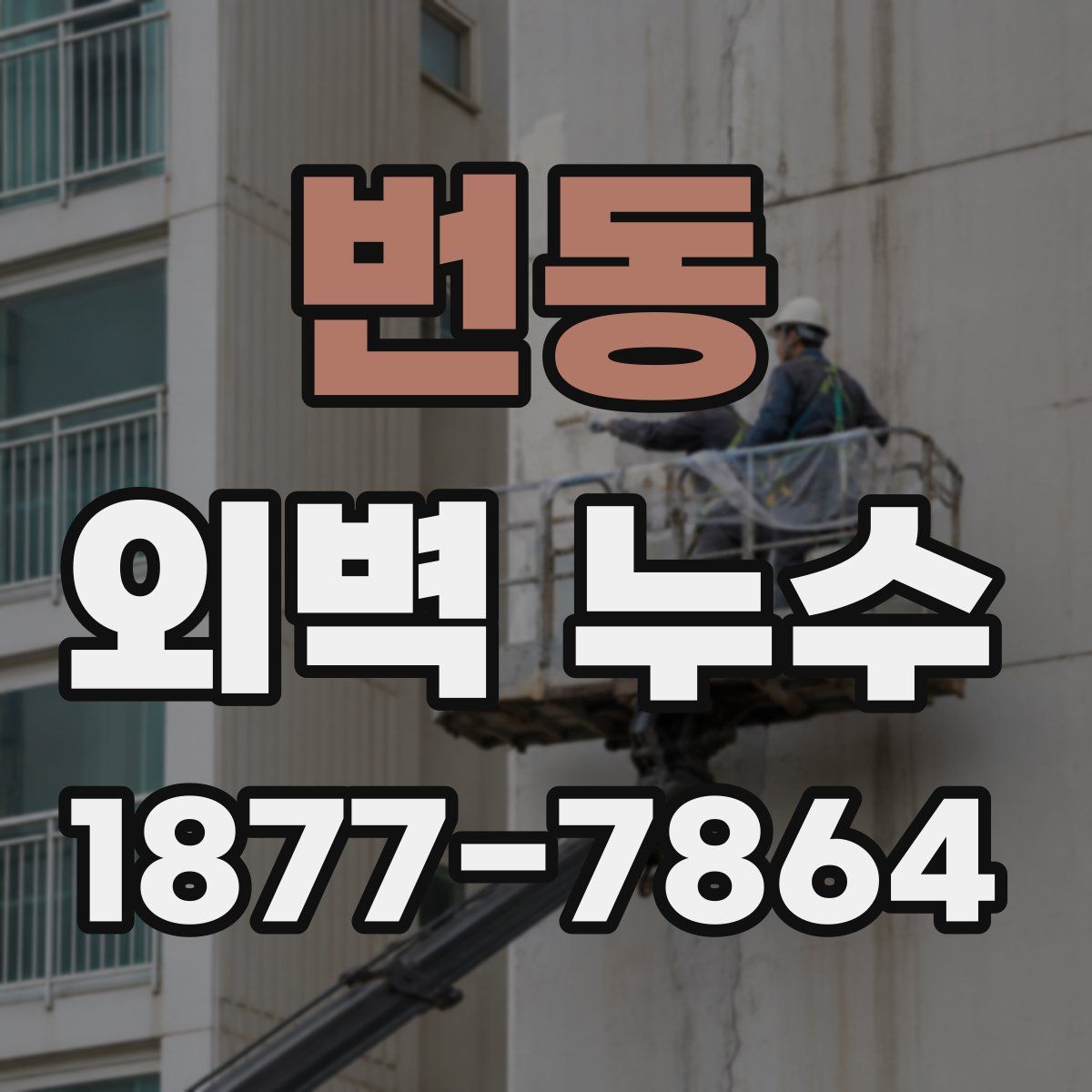 번동 외벽 누수