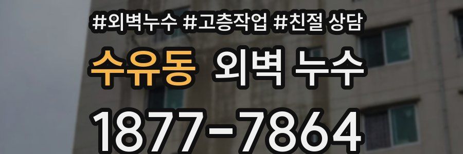수유동 외벽 누수