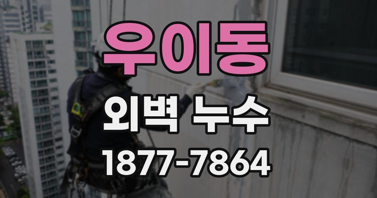 우이동 외벽 누수