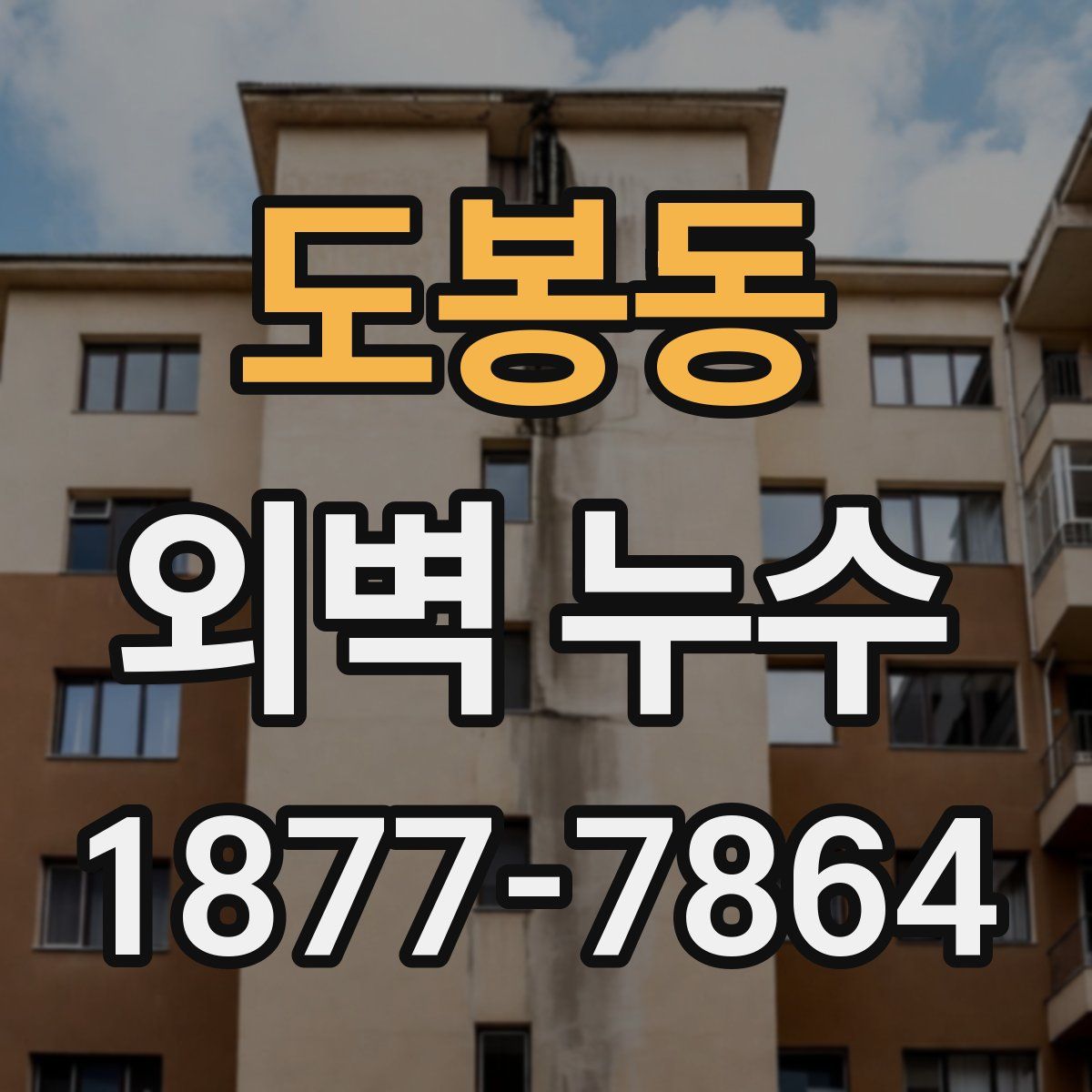 도봉동 외벽 누수