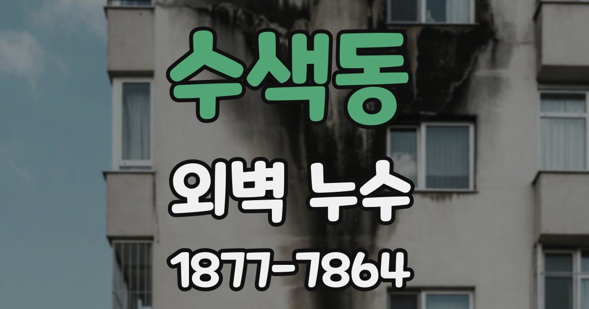 수색동 외벽 누수