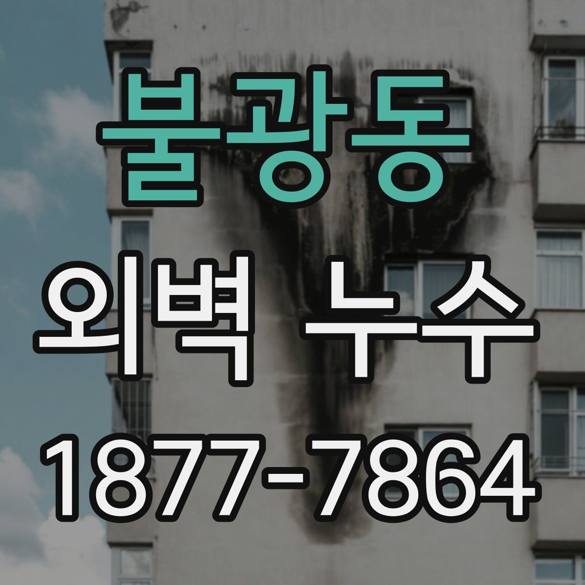 불광동 외벽 누수