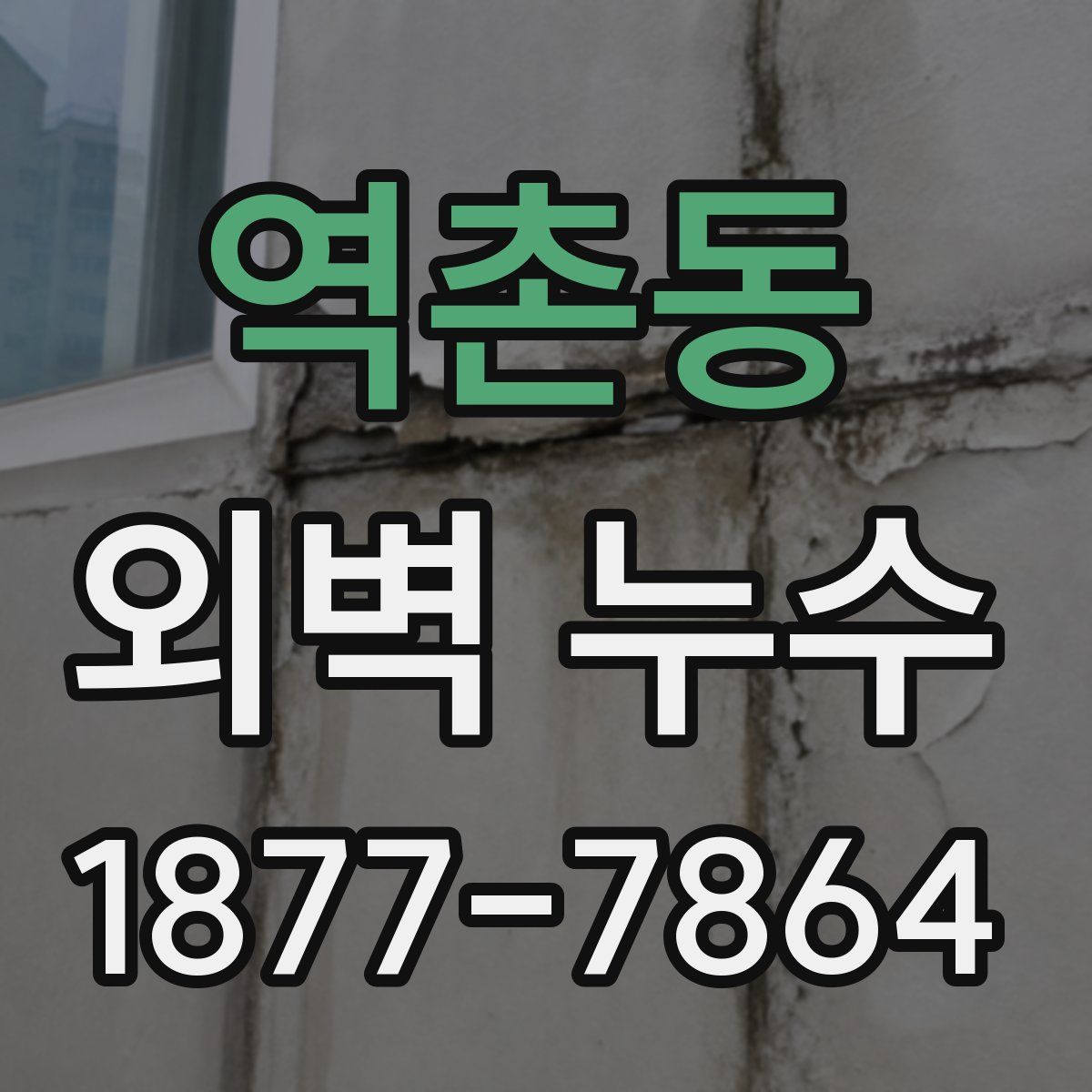 역촌동 외벽 누수