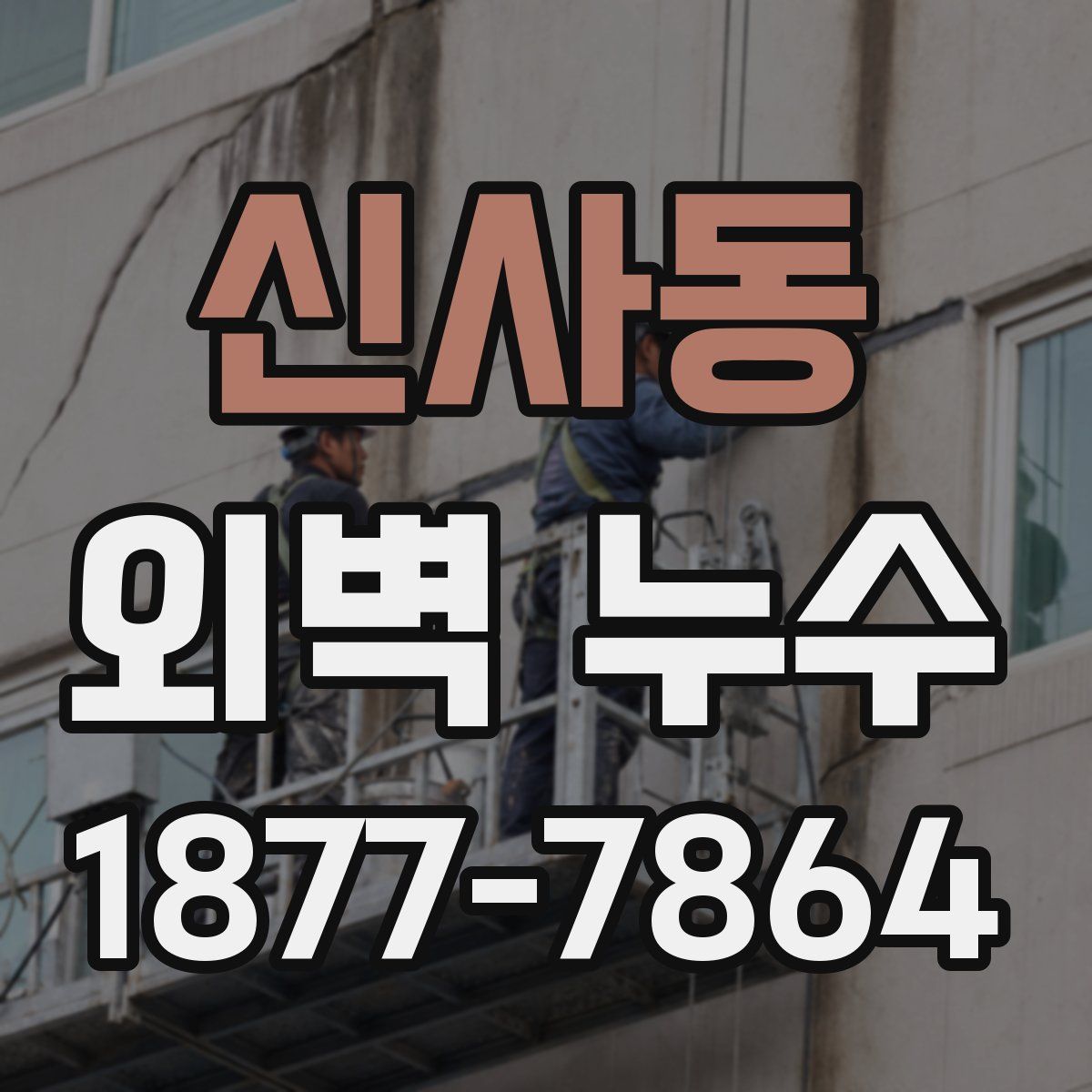 신사동 외벽 누수