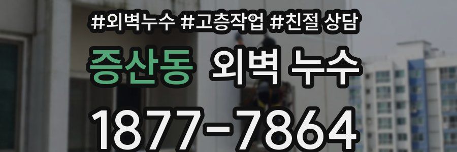 증산동 외벽 누수
