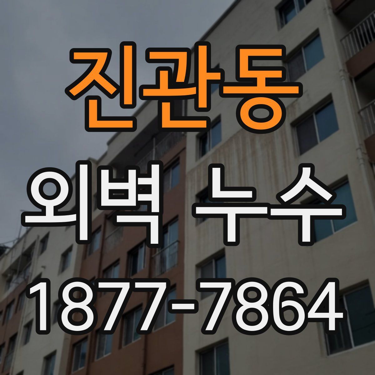 진관동 외벽 누수