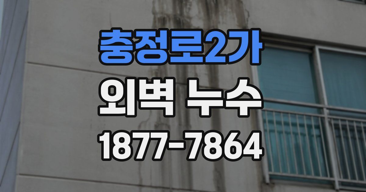 충정로2가 외벽 누수