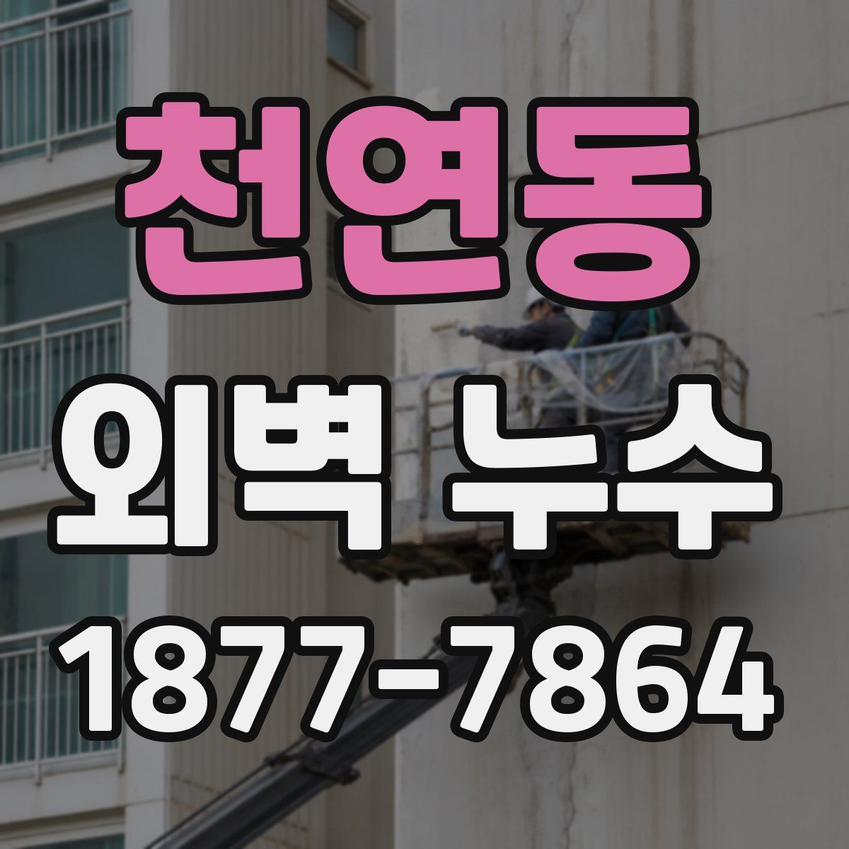천연동 외벽 누수