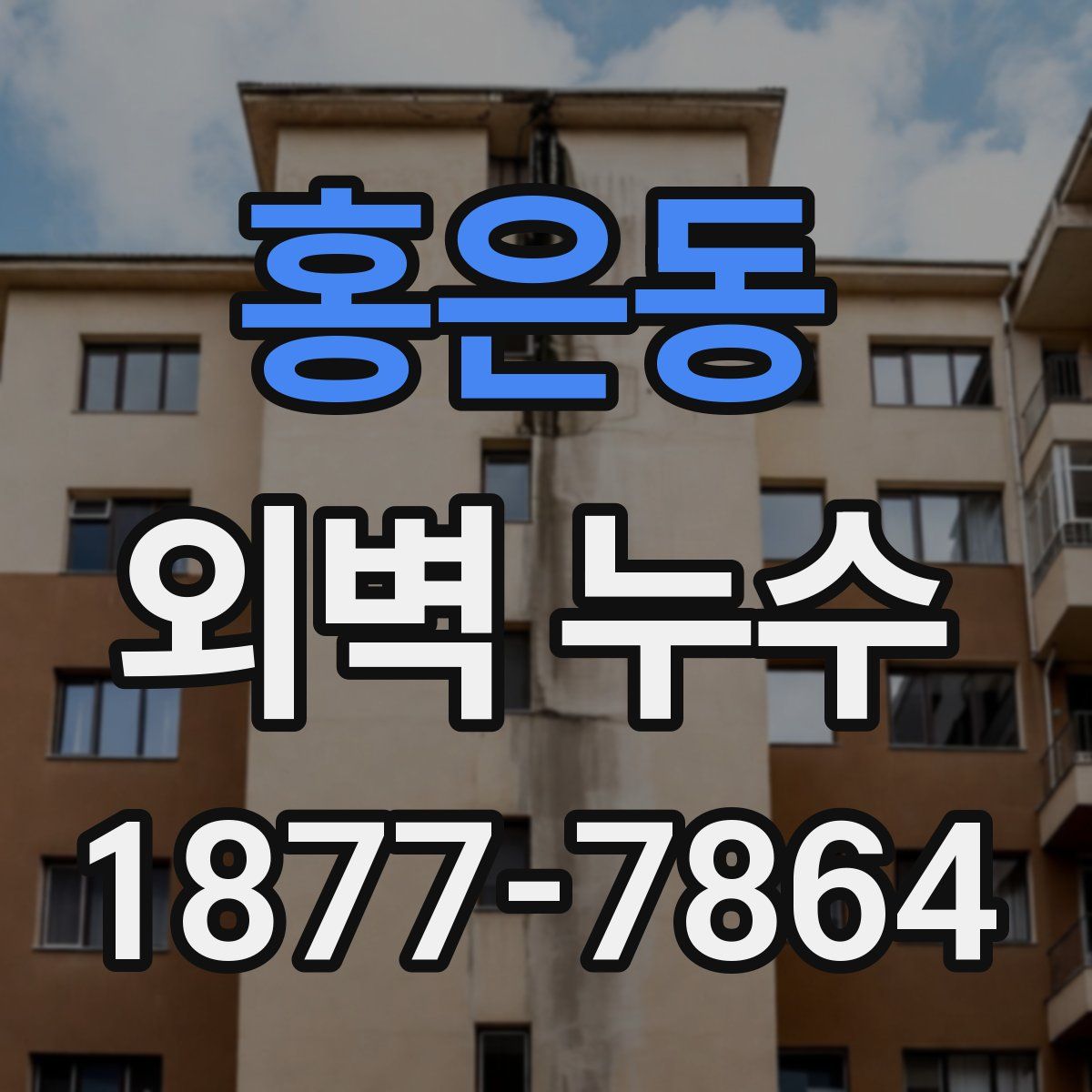 홍은동 외벽 누수
