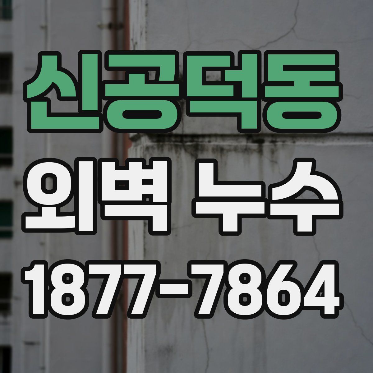 신공덕동 외벽 누수