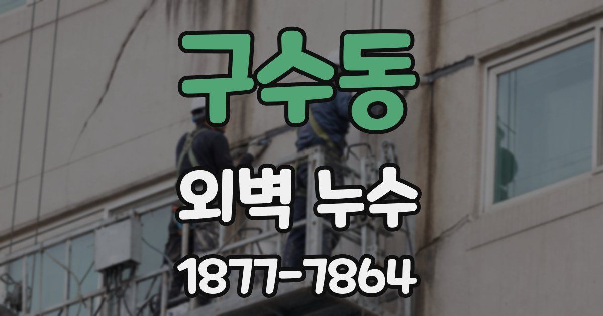 구수동 외벽 누수