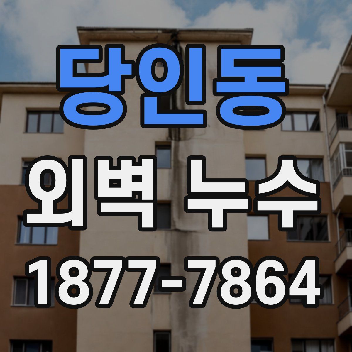 당인동 외벽 누수