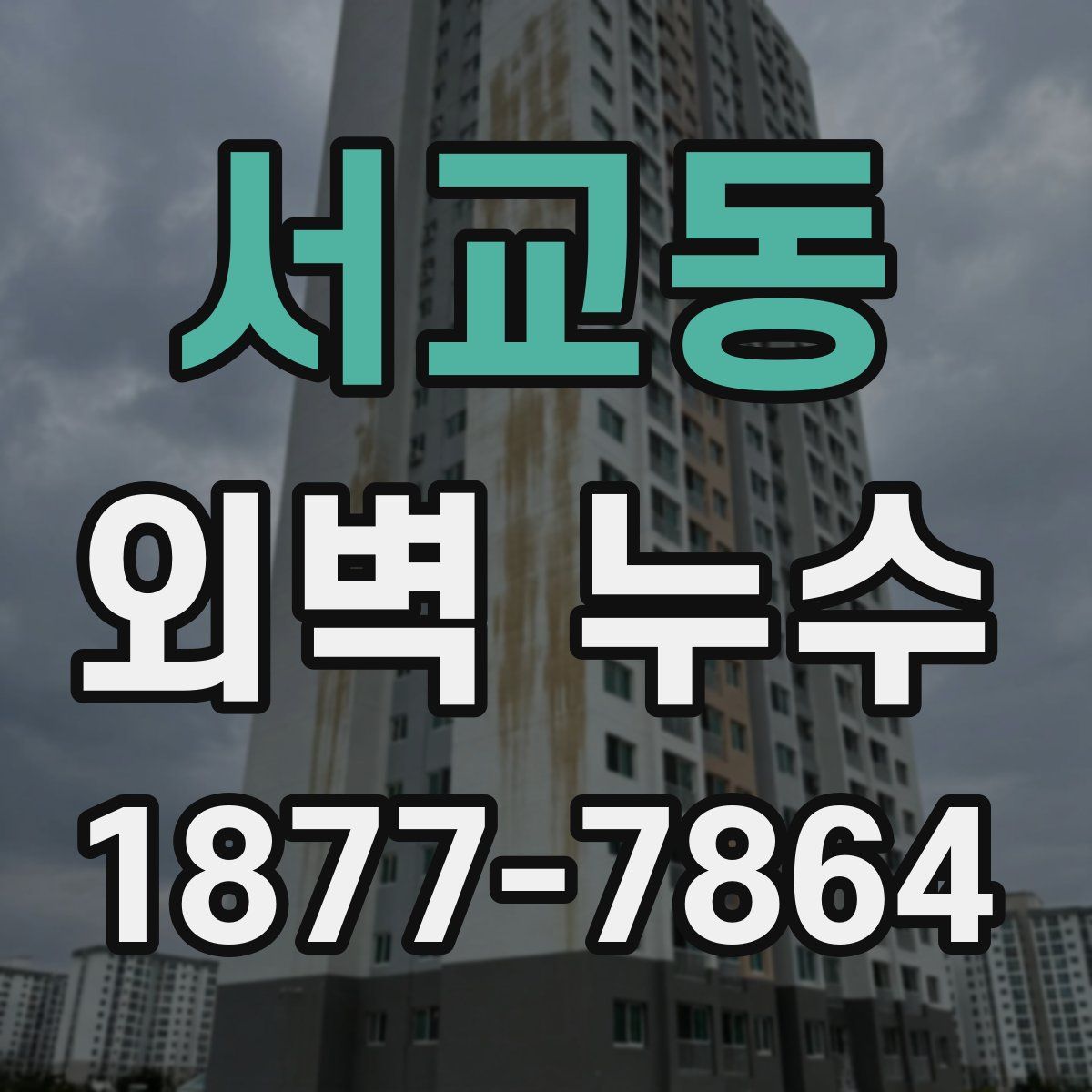 서교동 외벽 누수