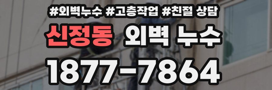 신정동 외벽 누수