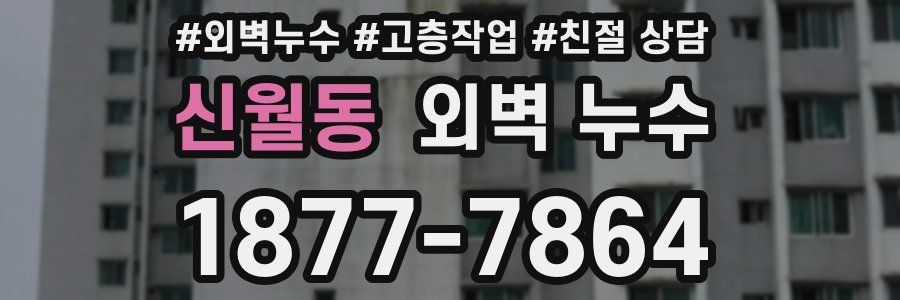 신월동 외벽 누수