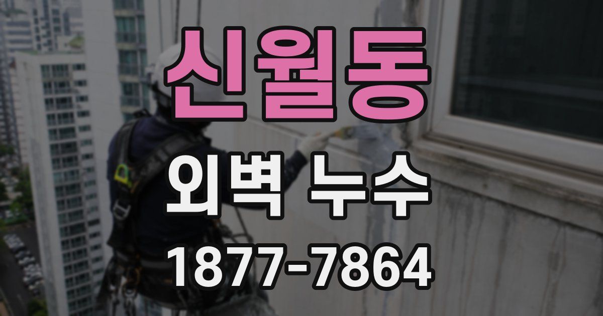 신월동 외벽 누수